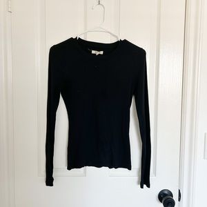 Madewell black long sleeve